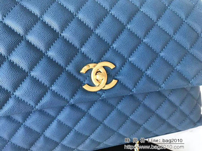 香奈兒CHANEL小號Chanel Coco handle全新頂級翻蓋單肩鏈條手柄包DSC1212